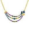 Collier*Taratata Bijoux Chardon bleu