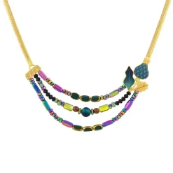 Collier*Taratata Bijoux Chardon bleu