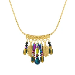 Collier*Taratata Bijoux Chardon bleu