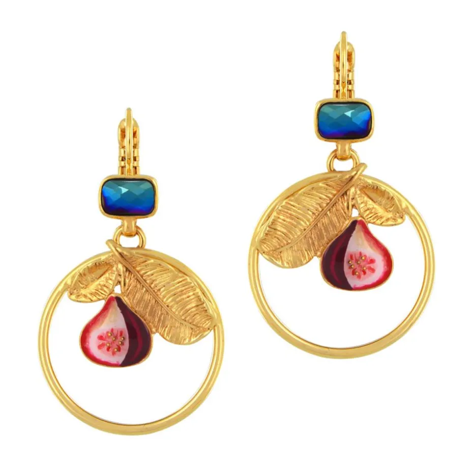 Dormeuses*Taratata Bijoux Grenat