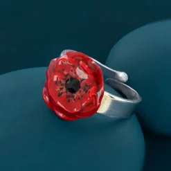 Bague*Taratata Bijoux Joli Coquelicot