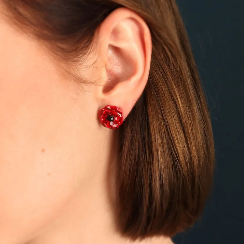 Puces*Taratata Bijoux Joli Coquelicot