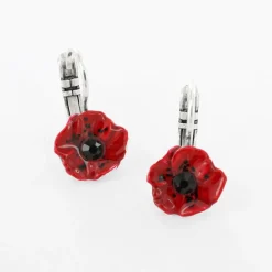 Dormeuses*Taratata Bijoux Joli Coquelicot