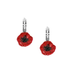 Dormeuses*Taratata Bijoux Joli Coquelicot