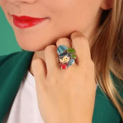 Bague*Taratata Bijoux Josi Brocoli & Léon Cornichon