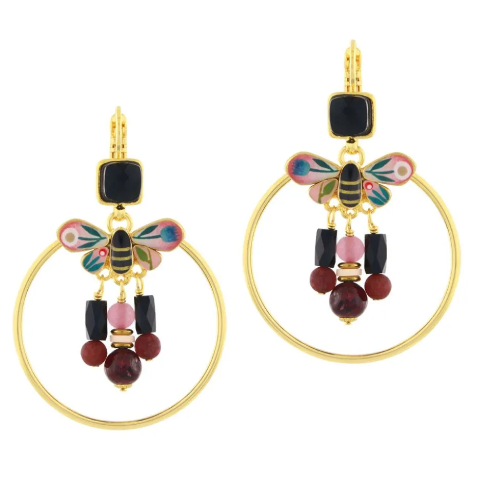 Dormeuses*Taratata Bijoux La vie en rose