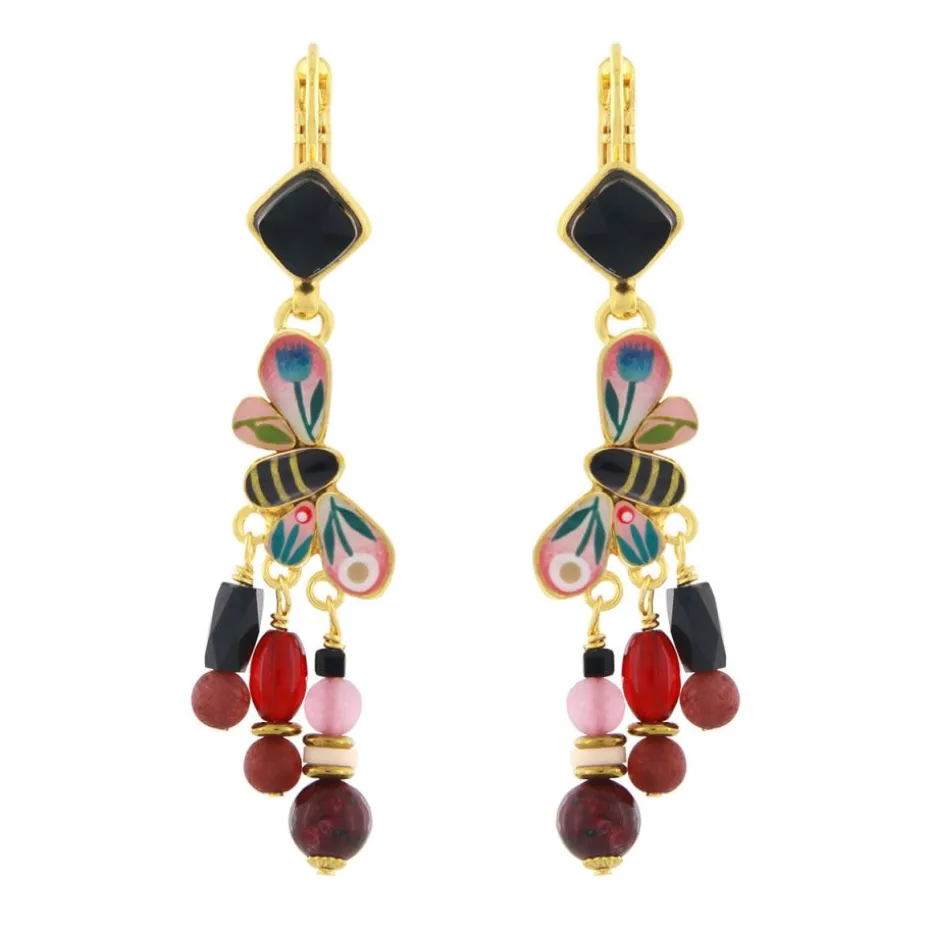 Dormeuses*Taratata Bijoux La vie en rose