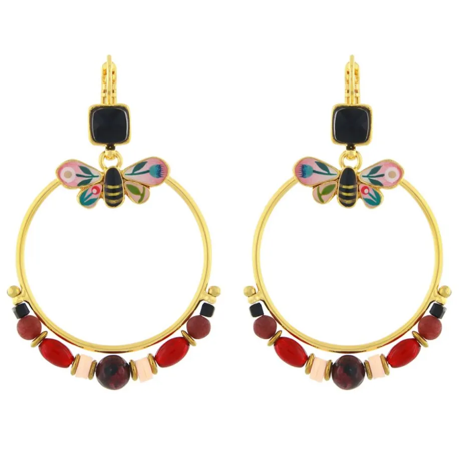 Dormeuses*Taratata Bijoux La vie en rose