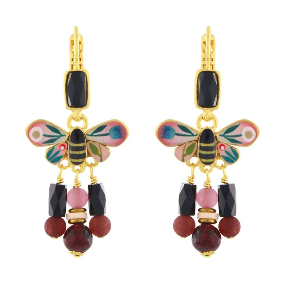 Dormeuses*Taratata Bijoux La vie en rose