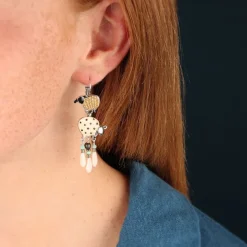 Dormeuses*Taratata Bijoux Tweed